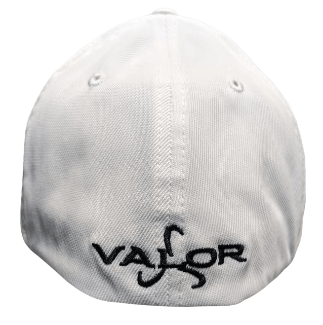 White Flexfit Hat VALOR FITNESS CLOTHING