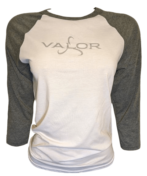 Women's Baseball Tee - Valor VALOR FITNESS CLOTHING