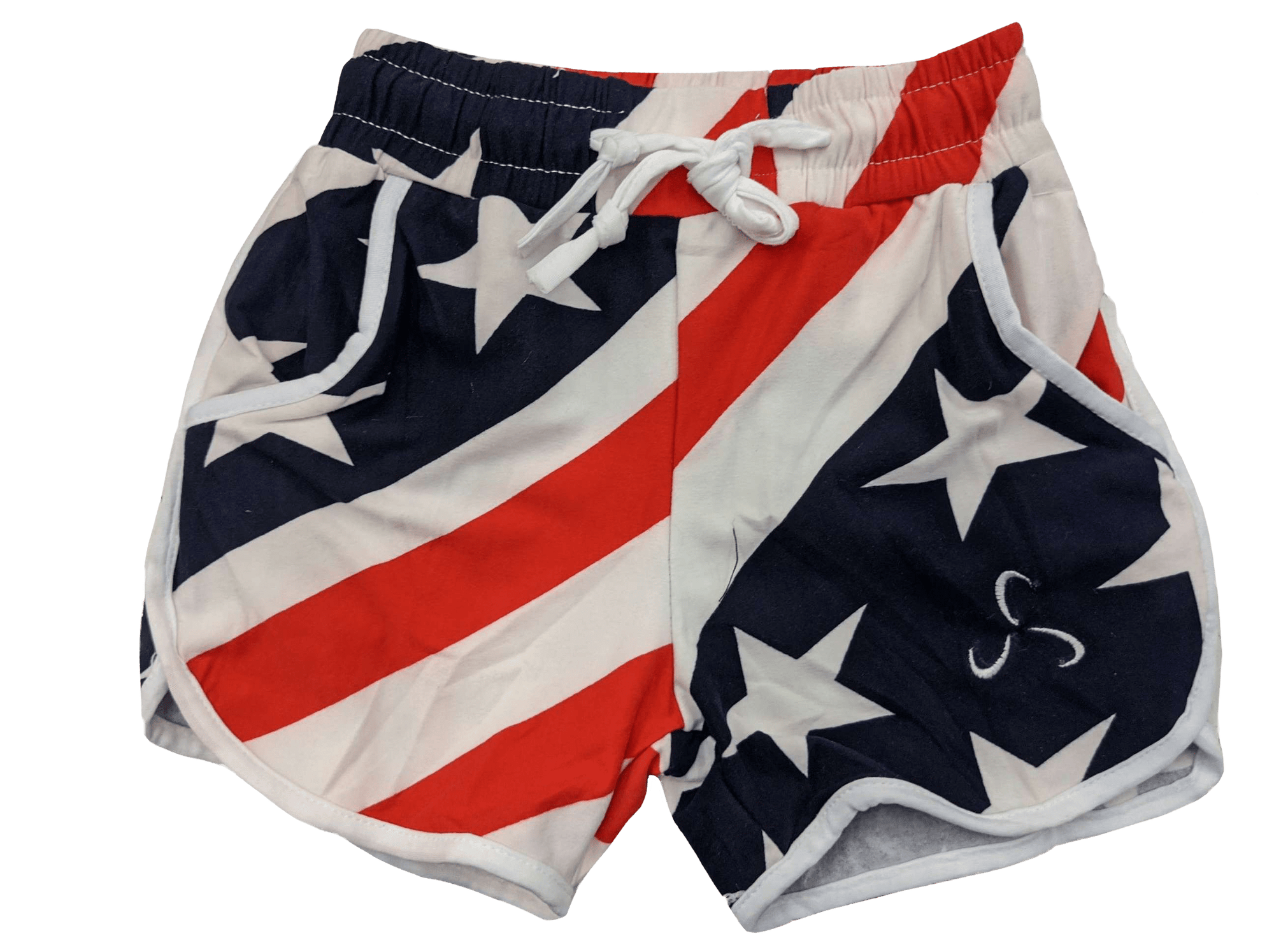 Toddler's Shorts - American Flag VALOR FITNESS CLOTHING