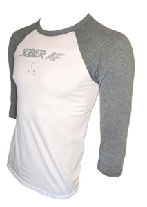 Men's 3/4 Sleeve T-Shirt - Sober AF 