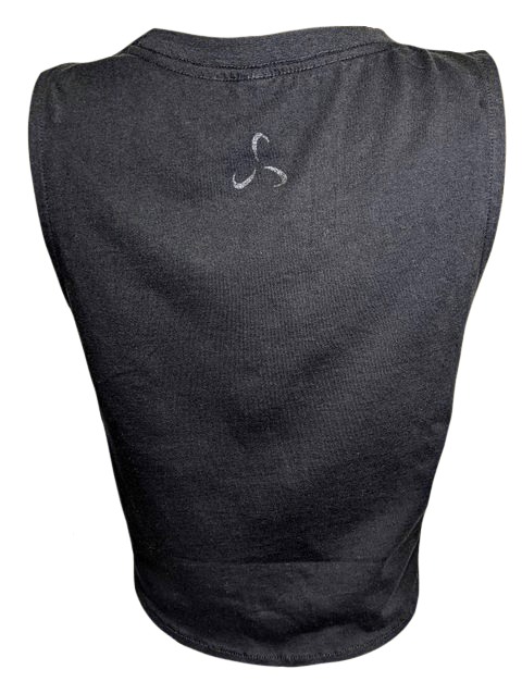 Women's Front Tie Crop Top Sleeveless Top - 2 Color Options 