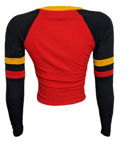 Women's Varsity Long Sleeve Top VALOR FITNESS CLOTHING