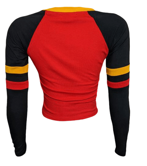 Women's Varsity Long Sleeve Top VALOR FITNESS CLOTHING