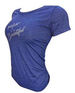 Form Fitting Women's Tee - Sober / Beautiful VALOR FITNESS CLOTHING