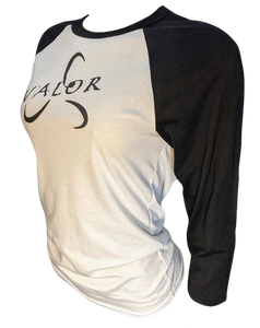 Women's Baseball Tee - Valor Paintsplash VALOR FITNESS CLOTHING