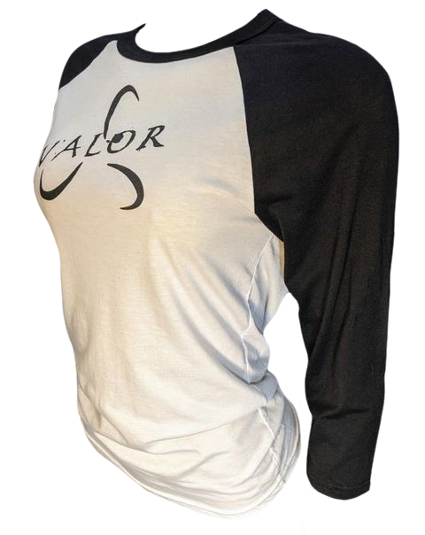 Women's Baseball Tee - Valor Paintsplash VALOR FITNESS CLOTHING