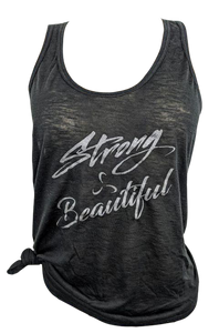 Dri-Fit Women's Tank Top - Strong/Beautiful VALOR FITNESS CLOTHING