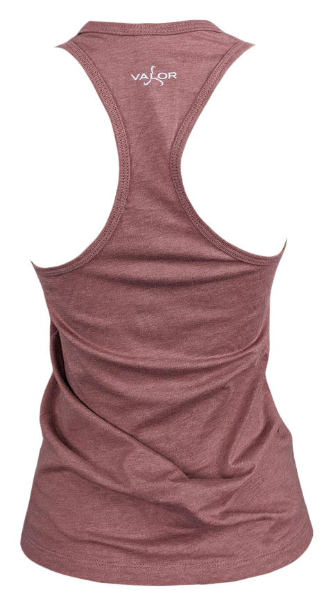 Women's Cotton Tank Top - Strong/Beautiful VALOR FITNESS CLOTHING