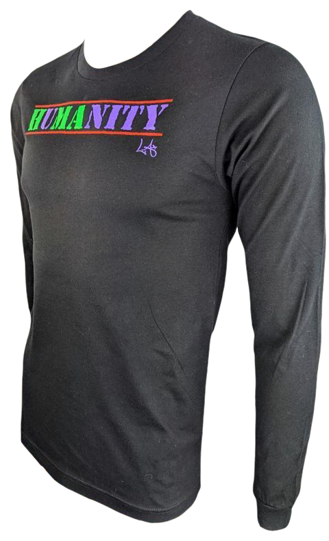 Men's Long Sleeve Shirt - HUMANITY 