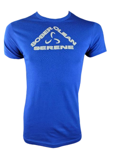 Men's T-Shirt - Sober Clean Serene VALOR FITNESS CLOTHING