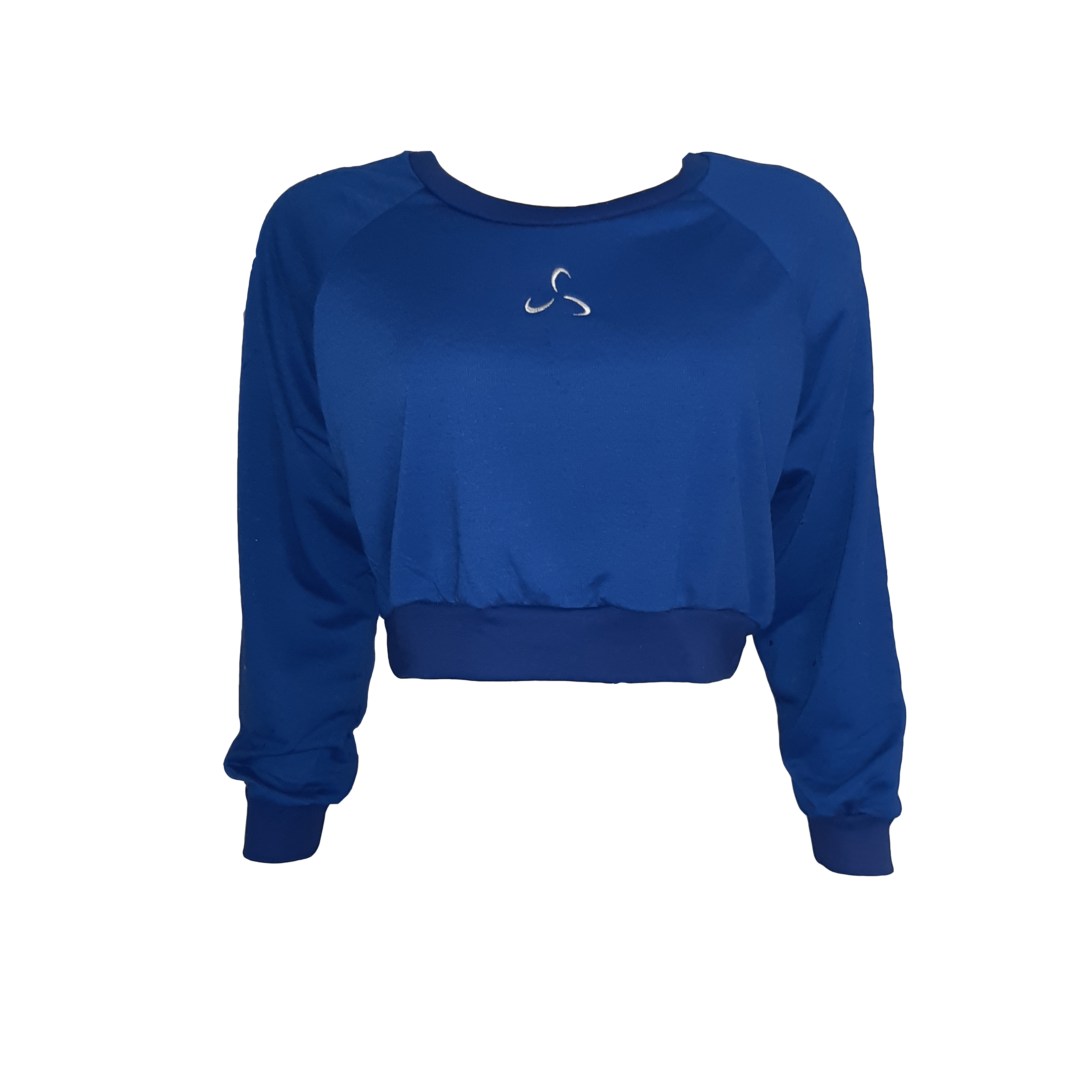 Women's Long Sleeve Crop Top Pullover 