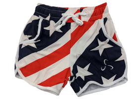 Toddler's Shorts - American Flag VALOR FITNESS CLOTHING