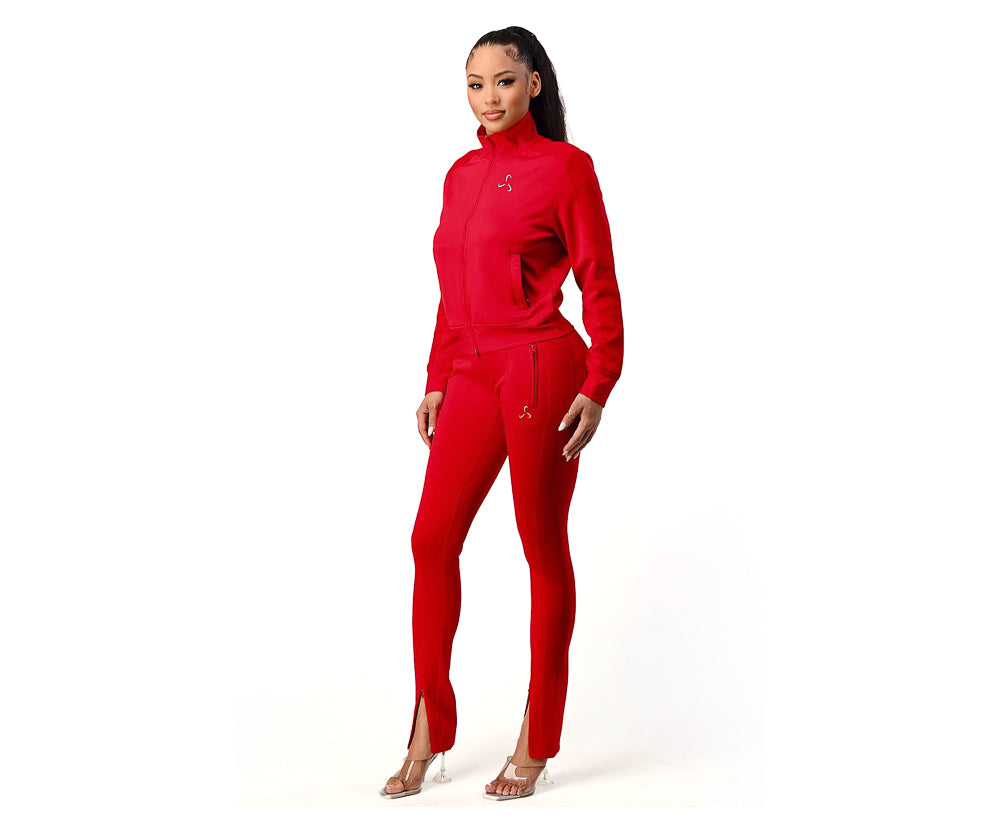 Women's 2 Piece Track Suit - VALOR FITNESS CLOTHING