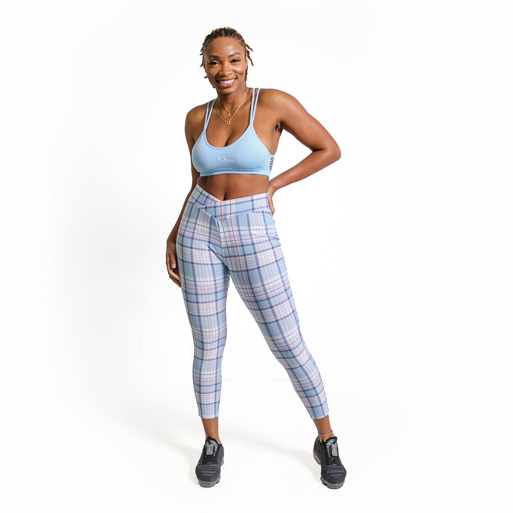 Old Navy High Waisted Plaid Ankle Leggings for Women | Mall of America®