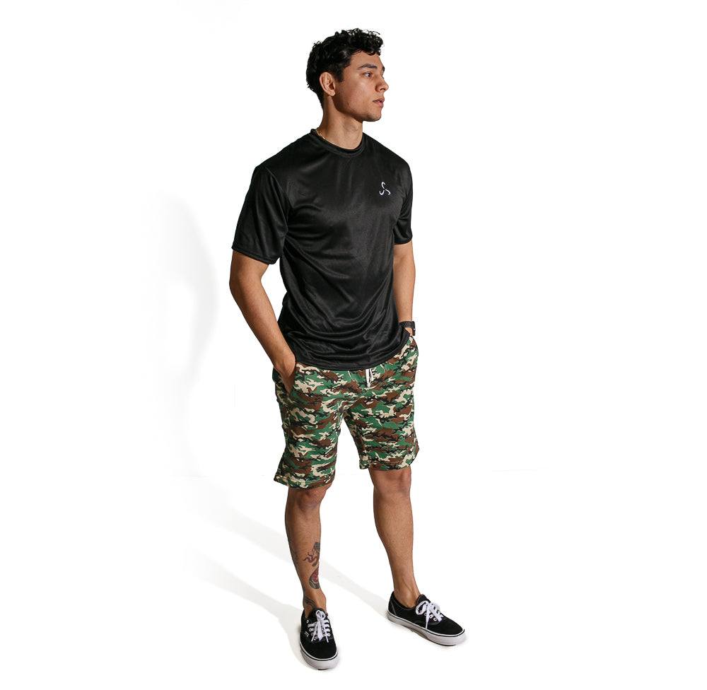 Men's Workout Shorts - Camo VALOR FITNESS CLOTHING